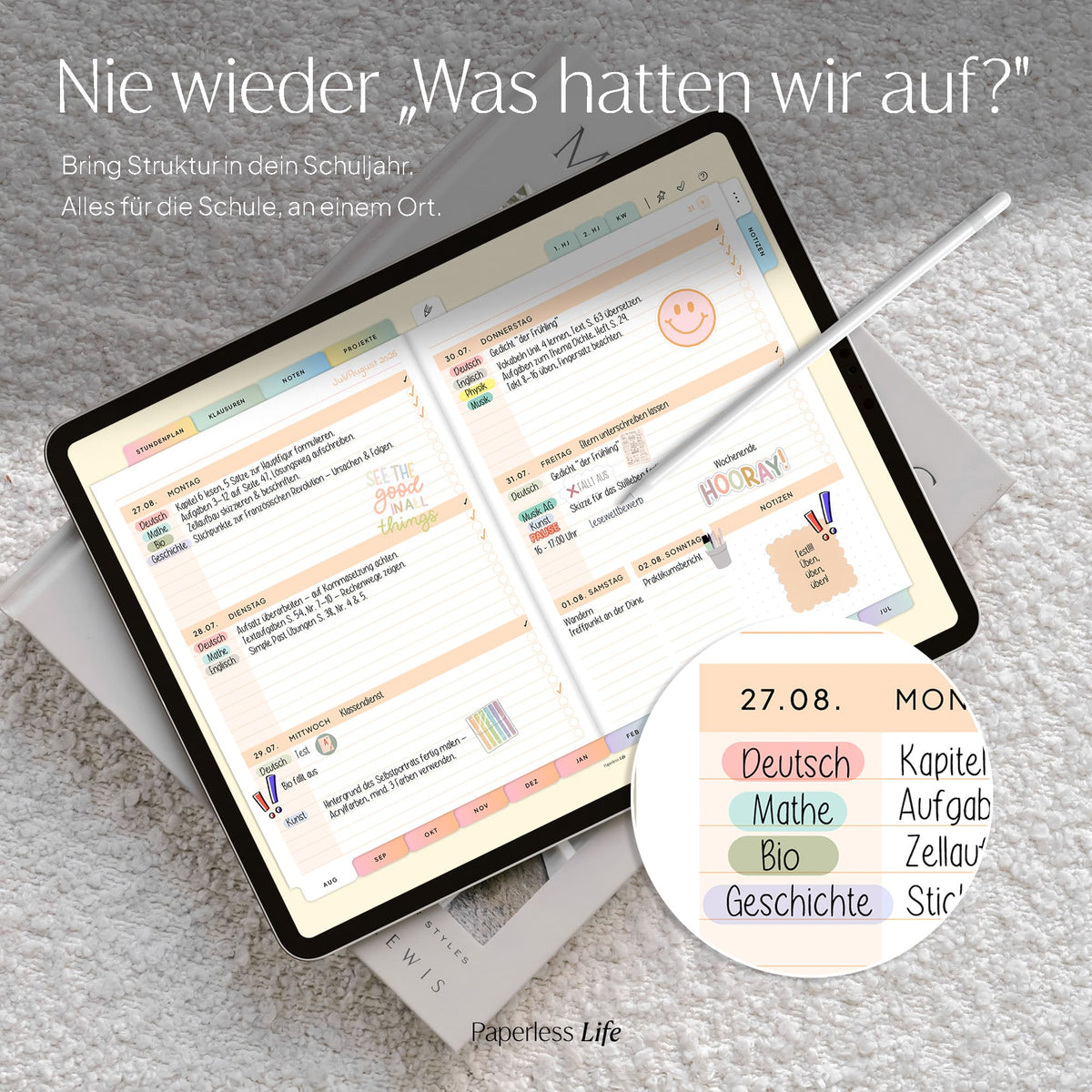 Digital homework book 2025/26