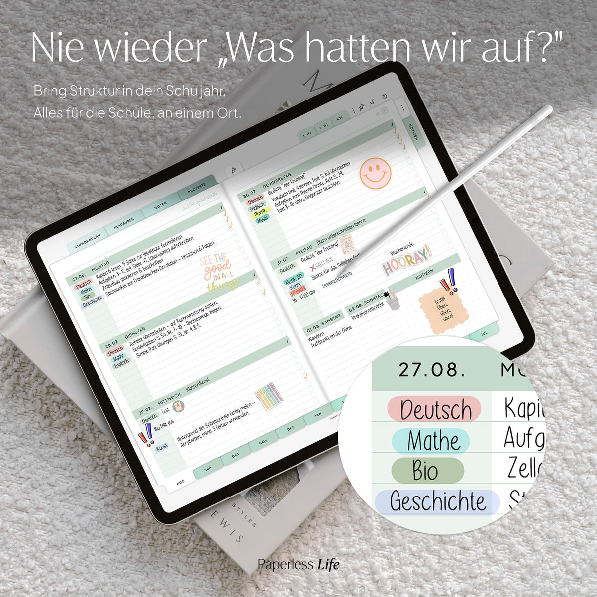 Digital homework book 2025/26