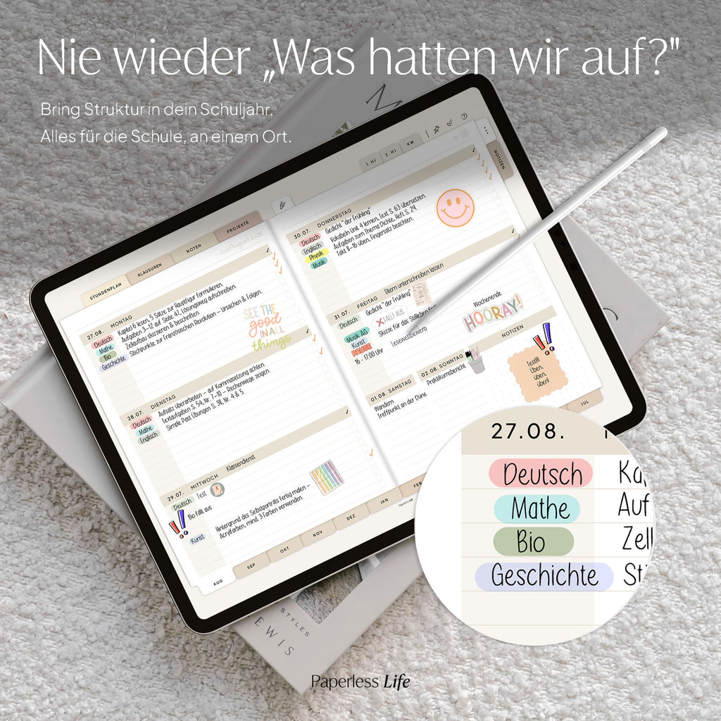 Digital homework book 2025/26